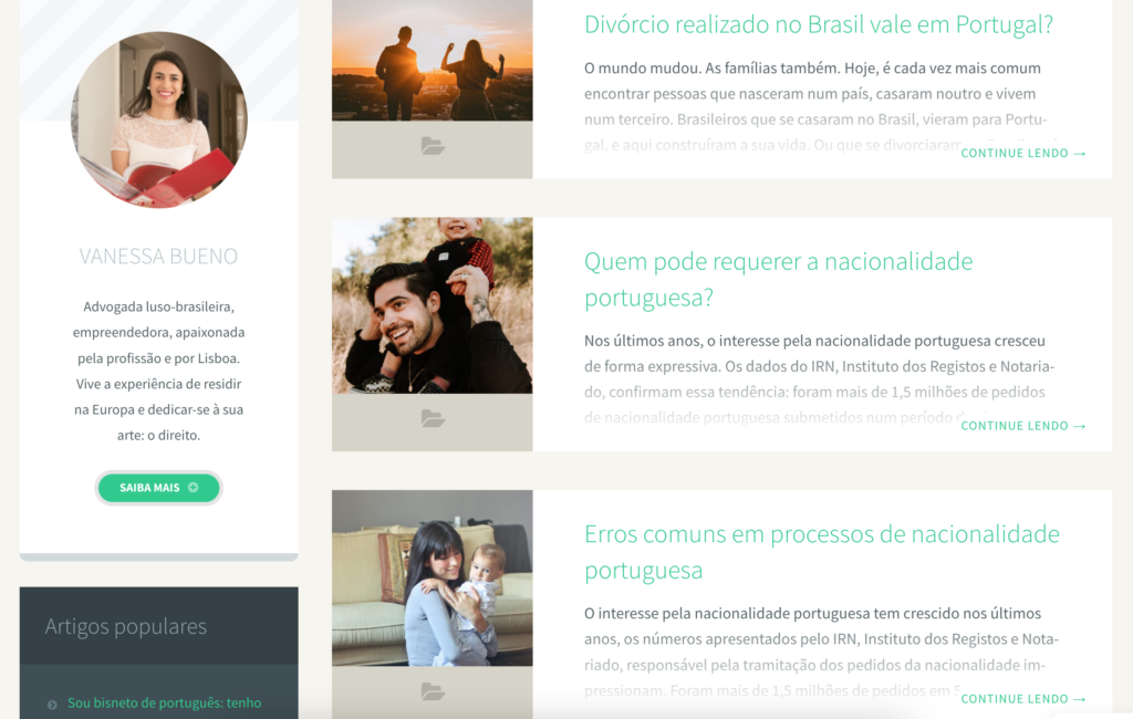 ODSF - O Direito Sem Fronteiras.
Estreite seus laços com Portugal.